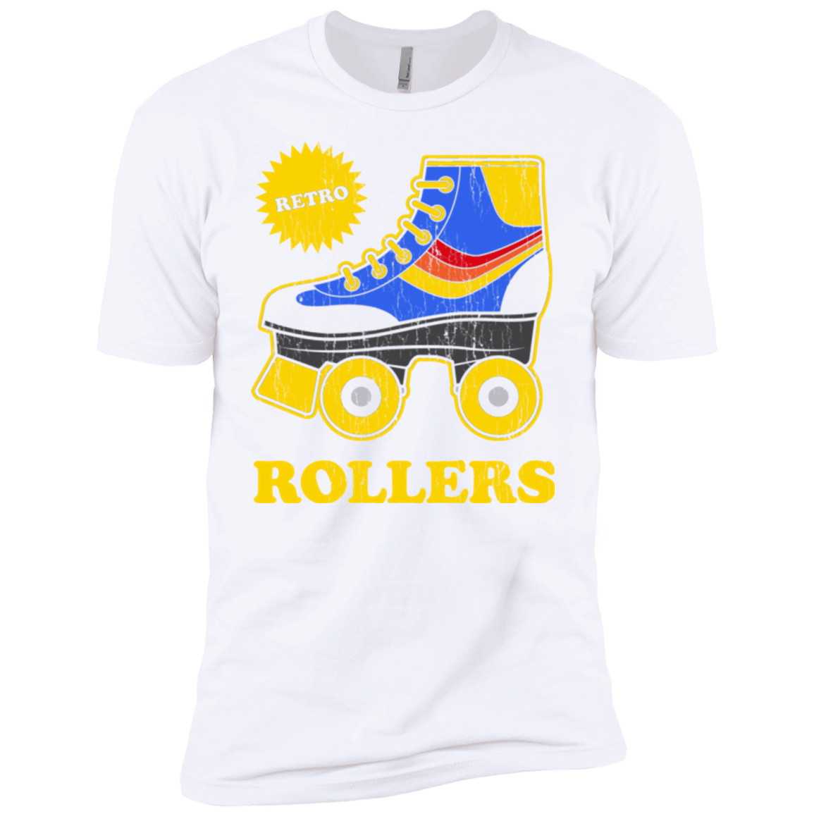 T-Shirts White / YXS Retro rollers Boys Premium T-Shirt