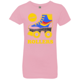 T-Shirts Light Pink / YXS Retro rollers Girls Premium T-Shirt