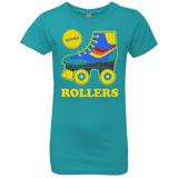 T-Shirts Tahiti Blue / YXS Retro rollers Girls Premium T-Shirt