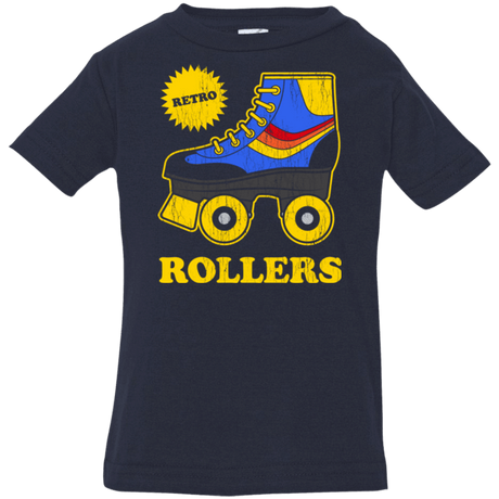 T-Shirts Navy / 6 Months Retro rollers Infant PremiumT-Shirt