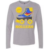 T-Shirts Heather Grey / Small Retro rollers Men's Premium Long Sleeve