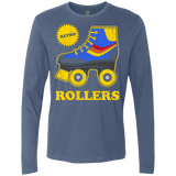 T-Shirts Indigo / Small Retro rollers Men's Premium Long Sleeve