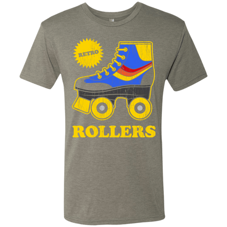 T-Shirts Venetian Grey / Small Retro rollers Men's Triblend T-Shirt