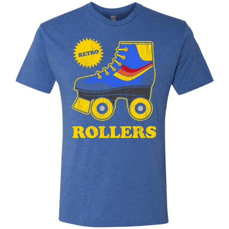 T-Shirts Vintage Royal / Small Retro rollers Men's Triblend T-Shirt