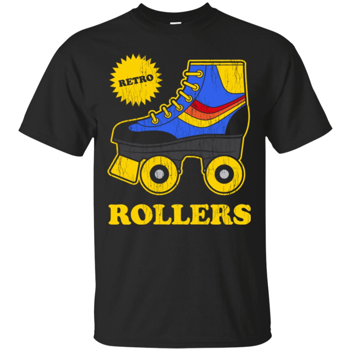 T-Shirts Black / Small Retro rollers T-Shirt