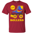 T-Shirts Cardinal / Small Retro rollers T-Shirt