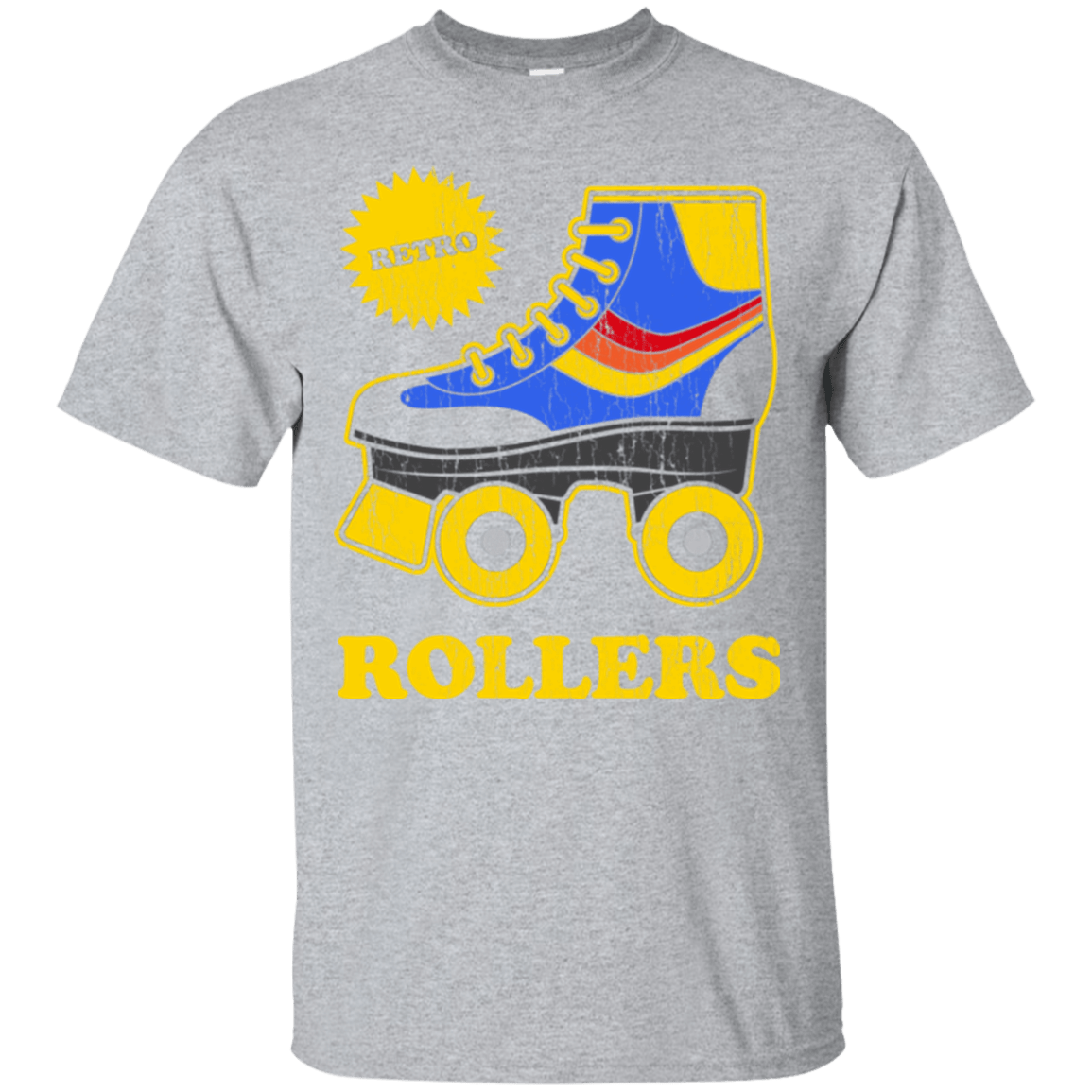 T-Shirts Sport Grey / Small Retro rollers T-Shirt