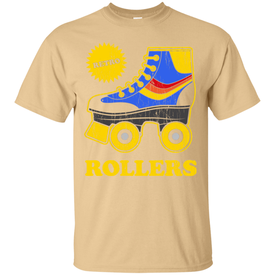 T-Shirts Vegas Gold / Small Retro rollers T-Shirt