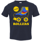 T-Shirts Navy / 2T Retro rollers Toddler Premium T-Shirt