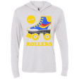 T-Shirts Heather White / X-Small Retro rollers Triblend Long Sleeve Hoodie Tee