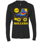 T-Shirts Vintage Black / X-Small Retro rollers Triblend Long Sleeve Hoodie Tee