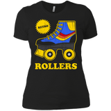 T-Shirts Black / X-Small Retro rollers Women's Premium T-Shirt
