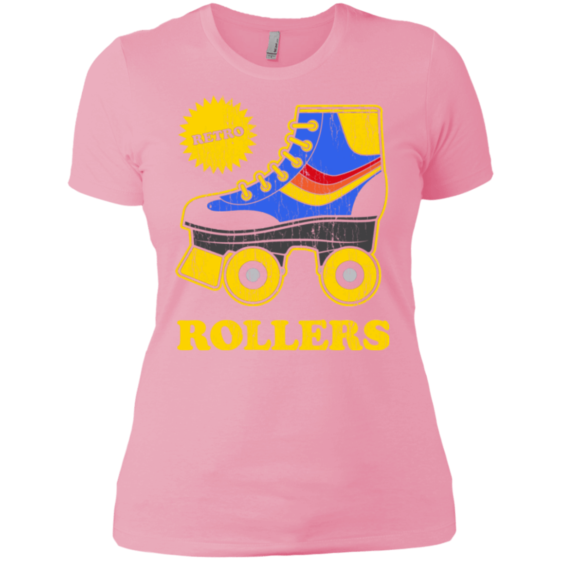T-Shirts Light Pink / X-Small Retro rollers Women's Premium T-Shirt