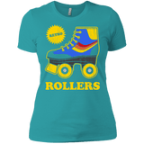 T-Shirts Tahiti Blue / X-Small Retro rollers Women's Premium T-Shirt
