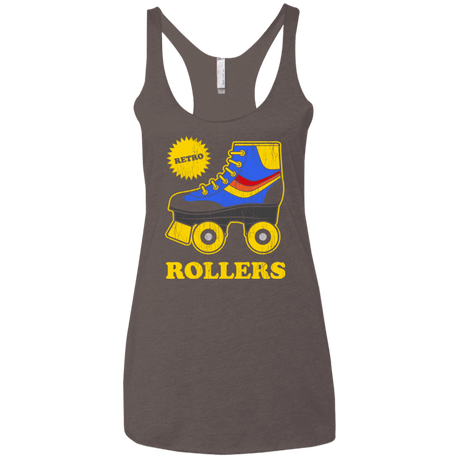 T-Shirts Macchiato / X-Small Retro rollers Women's Triblend Racerback Tank