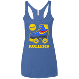 T-Shirts Vintage Royal / X-Small Retro rollers Women's Triblend Racerback Tank