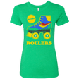 T-Shirts Envy / Small Retro rollers Women's Triblend T-Shirt