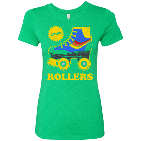 T-Shirts Envy / Small Retro rollers Women's Triblend T-Shirt