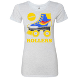 T-Shirts Heather White / Small Retro rollers Women's Triblend T-Shirt