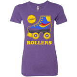 T-Shirts Purple Rush / Small Retro rollers Women's Triblend T-Shirt