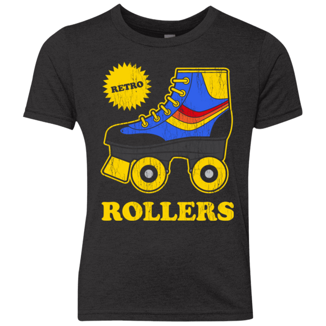 T-Shirts Vintage Black / YXS Retro rollers Youth Triblend T-Shirt