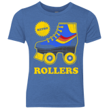 T-Shirts Vintage Royal / YXS Retro rollers Youth Triblend T-Shirt