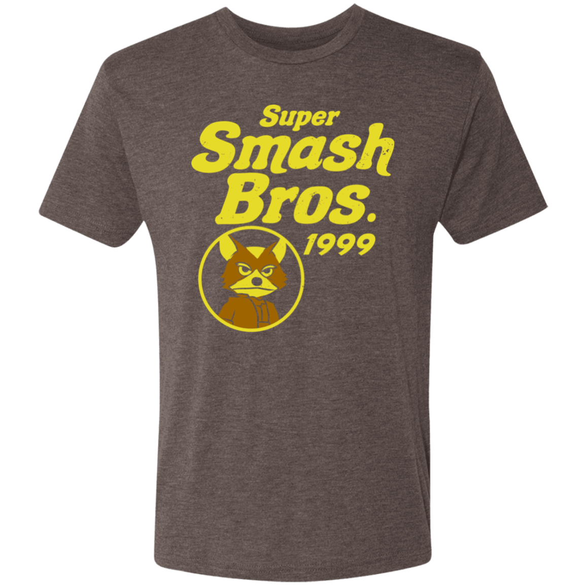 T-Shirts Macchiato / S Retro Smash Brown 2 Men's Triblend T-Shirt