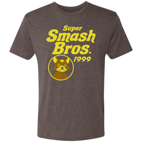 T-Shirts Macchiato / S Retro Smash Brown 2 Men's Triblend T-Shirt