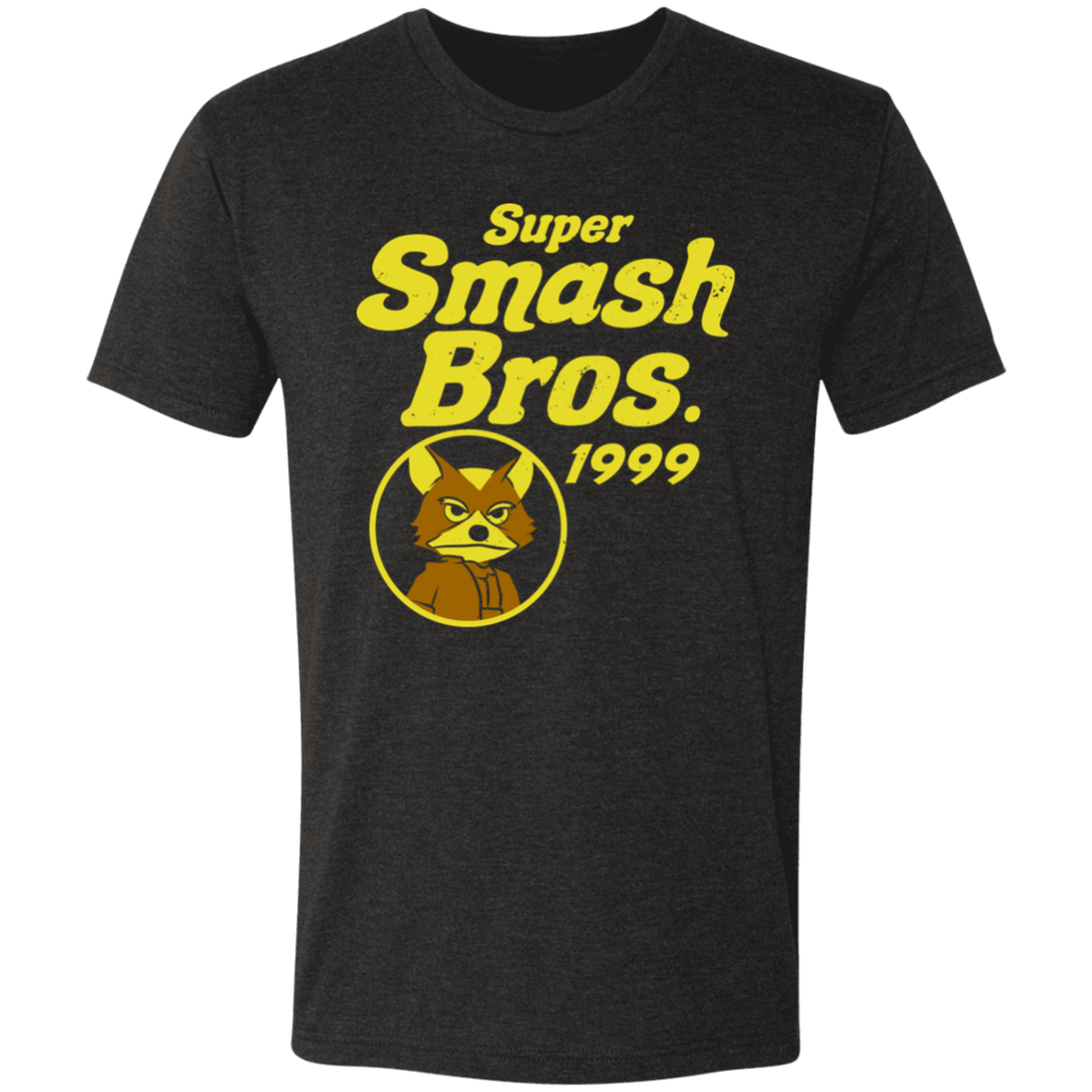T-Shirts Vintage Black / S Retro Smash Brown 2 Men's Triblend T-Shirt