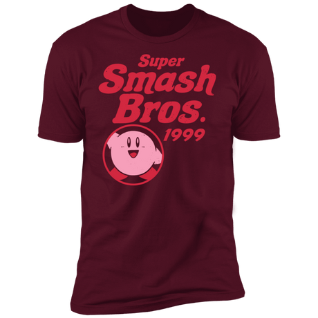 T-Shirts Maroon / S Retro Smash Pink Men's Premium T-Shirt