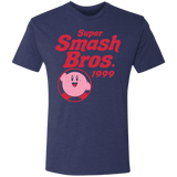 T-Shirts Vintage Navy / S Retro Smash Pink Men's Triblend T-Shirt