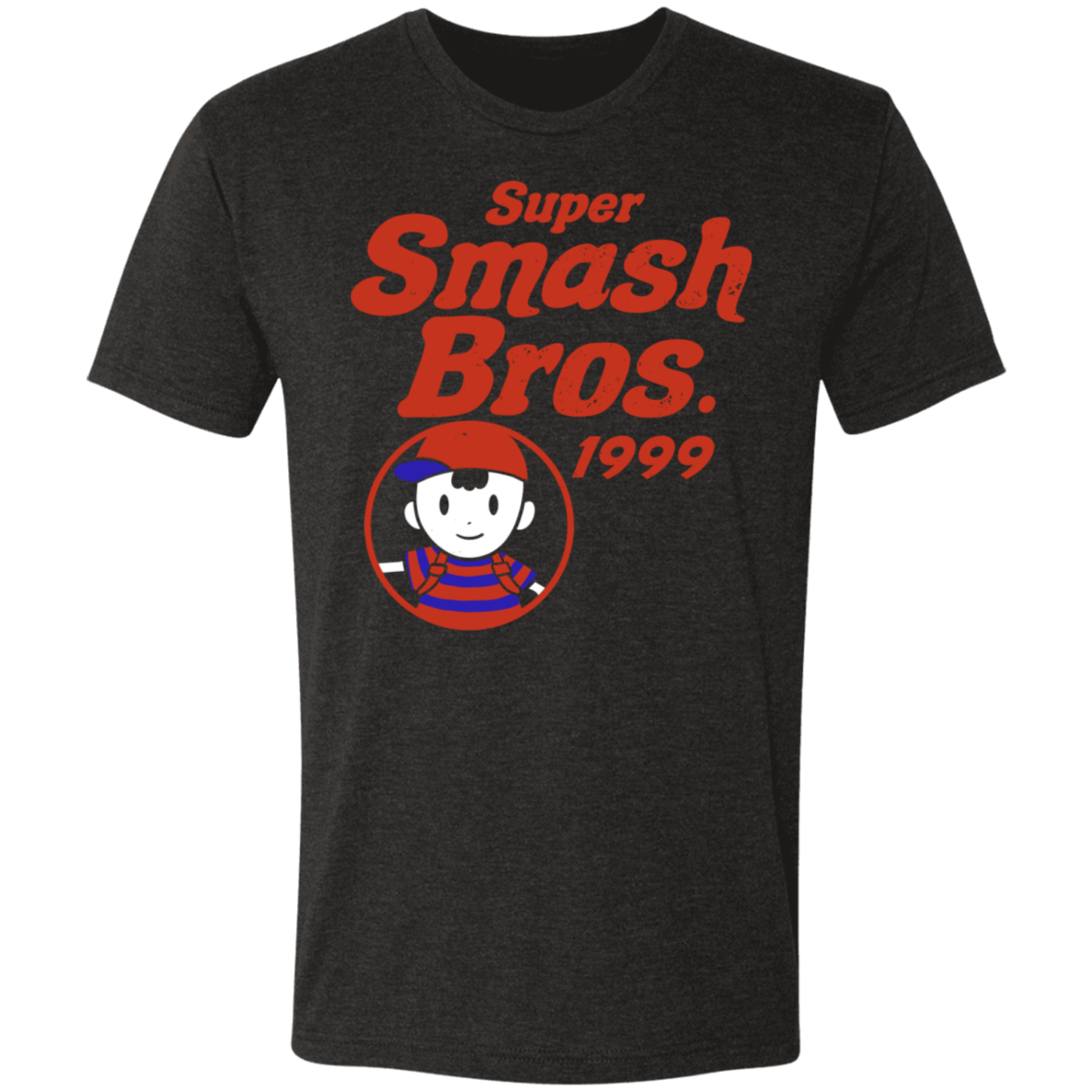 T-Shirts Vintage Black / S Retro Smash Red Men's Triblend T-Shirt