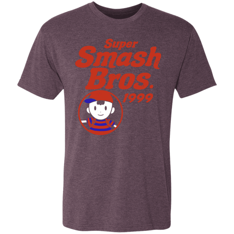 T-Shirts Vintage Purple / S Retro Smash Red Men's Triblend T-Shirt