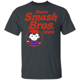 T-Shirts Dark Heather / S Retro Smash Red T-Shirt