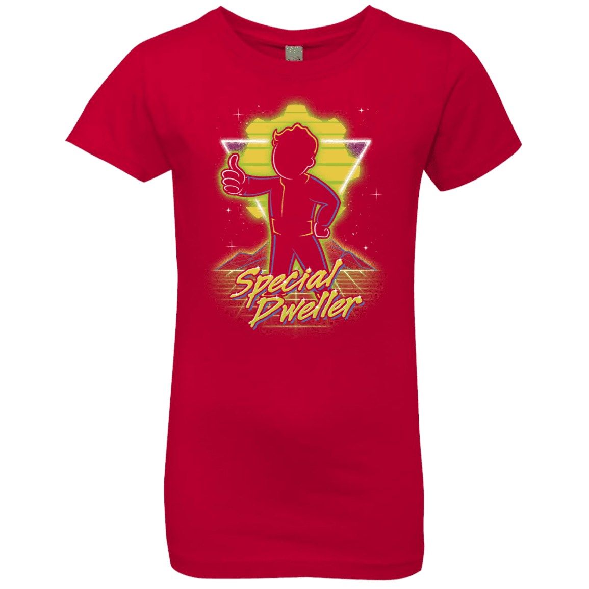T-Shirts Red / YXS Retro Special Dweller Girls Premium T-Shirt