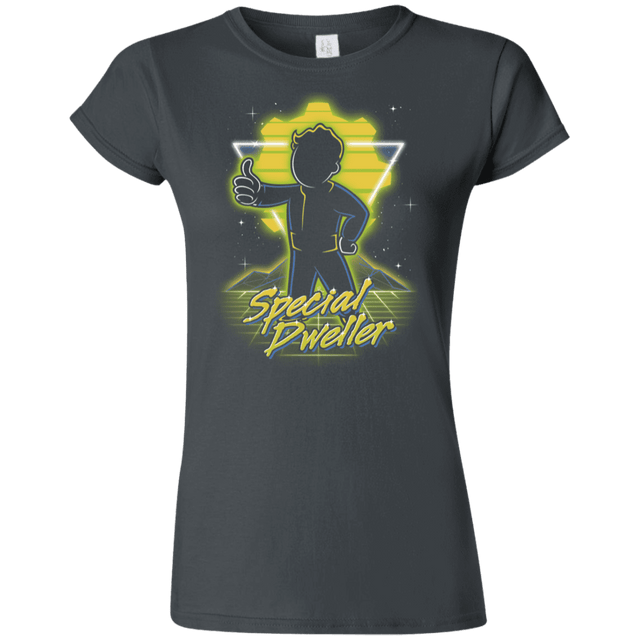 T-Shirts Charcoal / S Retro Special Dweller Junior Slimmer-Fit T-Shirt