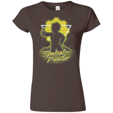 T-Shirts Dark Chocolate / S Retro Special Dweller Junior Slimmer-Fit T-Shirt