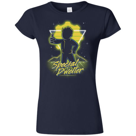 T-Shirts Navy / S Retro Special Dweller Junior Slimmer-Fit T-Shirt