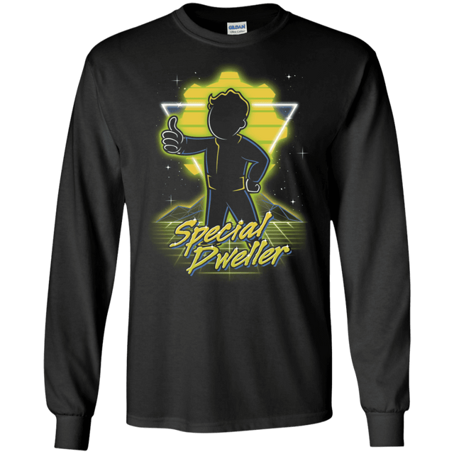 T-Shirts Black / S Retro Special Dweller Men's Long Sleeve T-Shirt