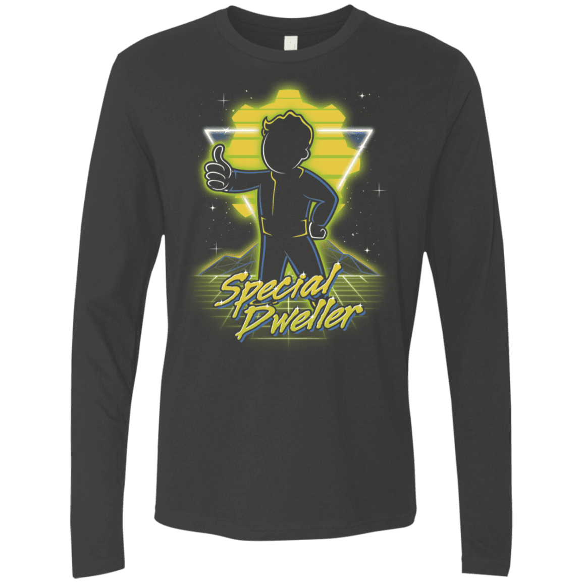 T-Shirts Heavy Metal / S Retro Special Dweller Men's Premium Long Sleeve