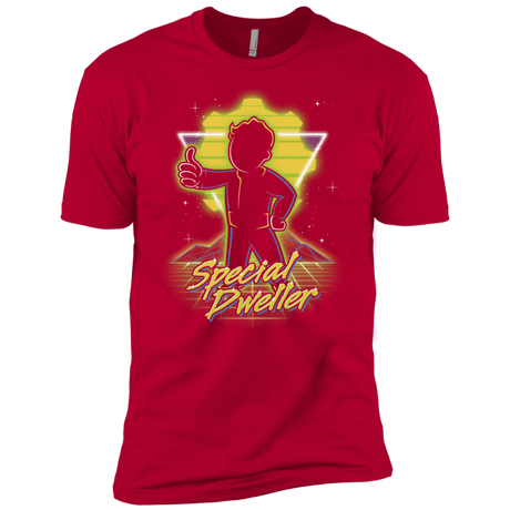 T-Shirts Red / X-Small Retro Special Dweller Men's Premium T-Shirt