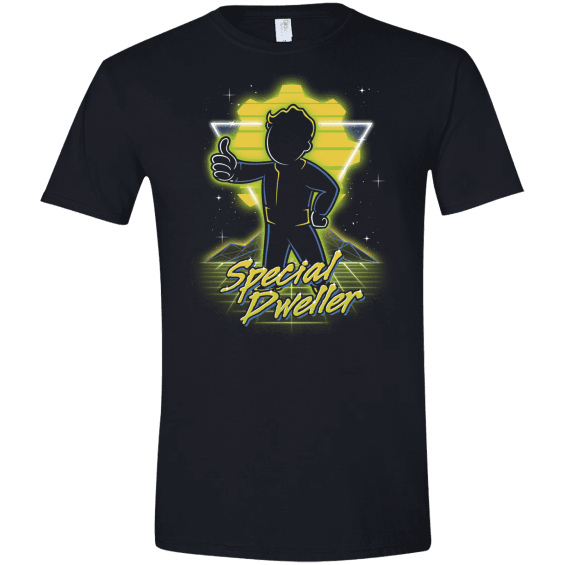 T-Shirts Black / X-Small Retro Special Dweller Men's Semi-Fitted Softstyle