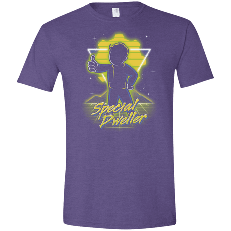 T-Shirts Heather Purple / S Retro Special Dweller Men's Semi-Fitted Softstyle