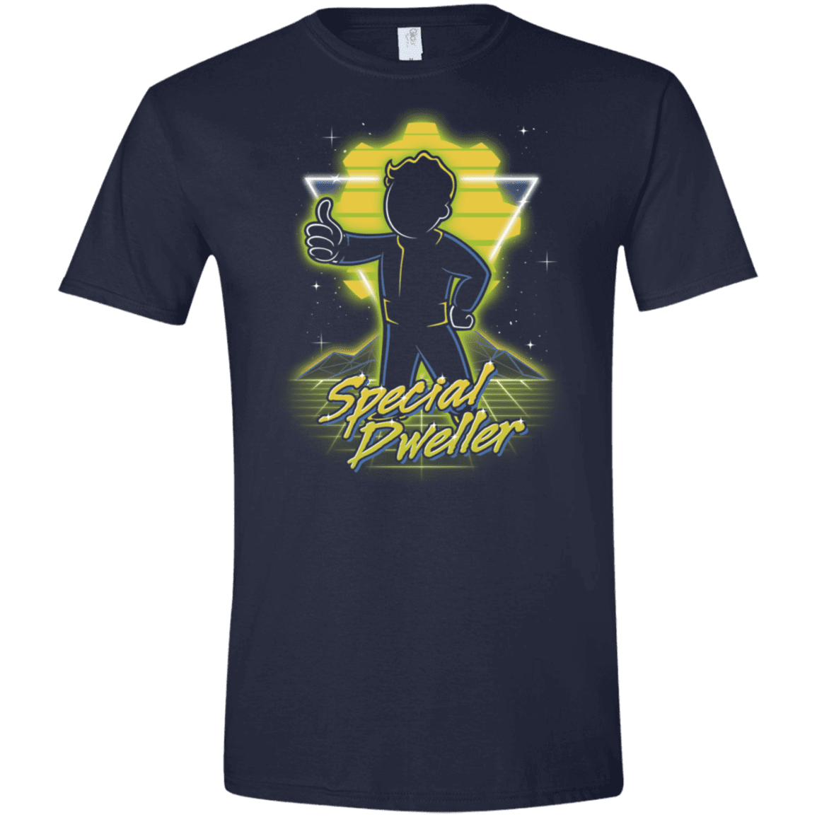 T-Shirts Navy / X-Small Retro Special Dweller Men's Semi-Fitted Softstyle