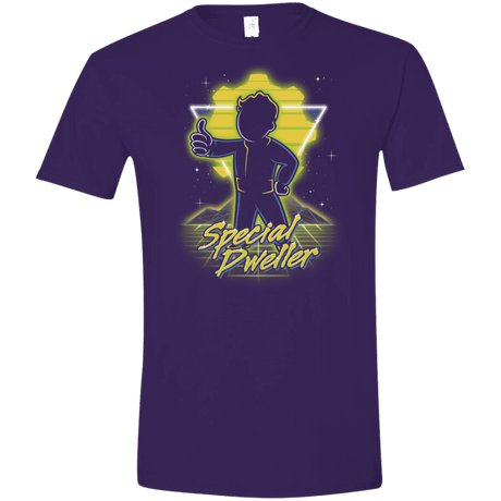 T-Shirts Purple / S Retro Special Dweller Men's Semi-Fitted Softstyle