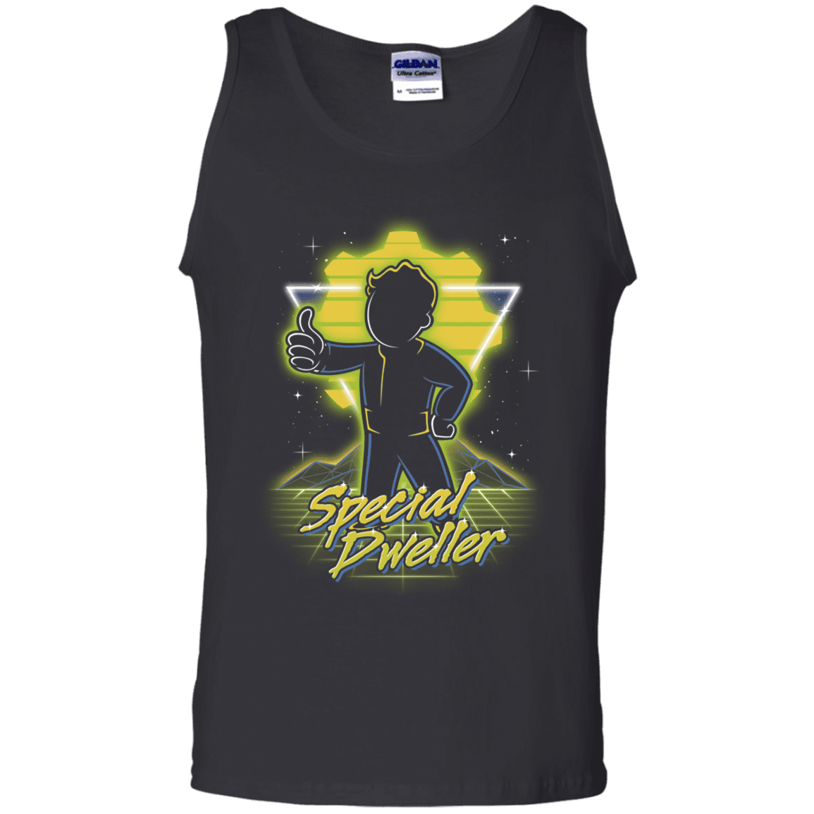 T-Shirts Black / S Retro Special Dweller Men's Tank Top