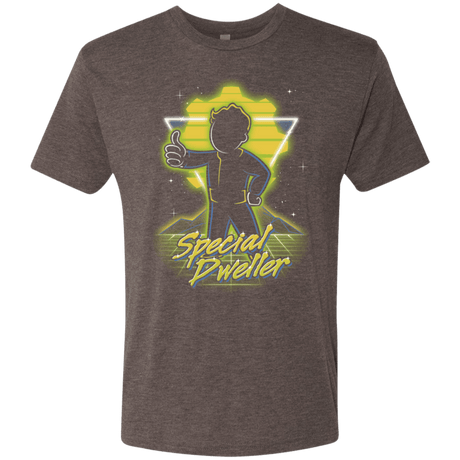 T-Shirts Macchiato / S Retro Special Dweller Men's Triblend T-Shirt