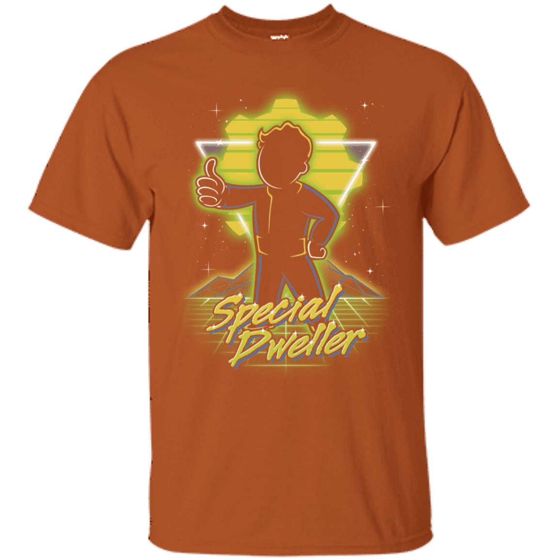 T-Shirts Texas Orange / S Retro Special Dweller T-Shirt