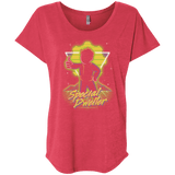 T-Shirts Vintage Red / X-Small Retro Special Dweller Triblend Dolman Sleeve