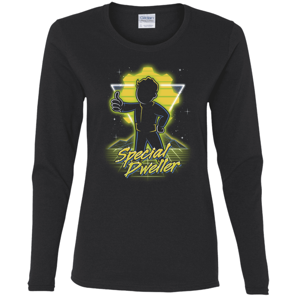 T-Shirts Black / S Retro Special Dweller Women's Long Sleeve T-Shirt